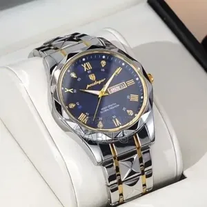 Poedagar Business Casual Wristwatch Waterproof Luminous Watch