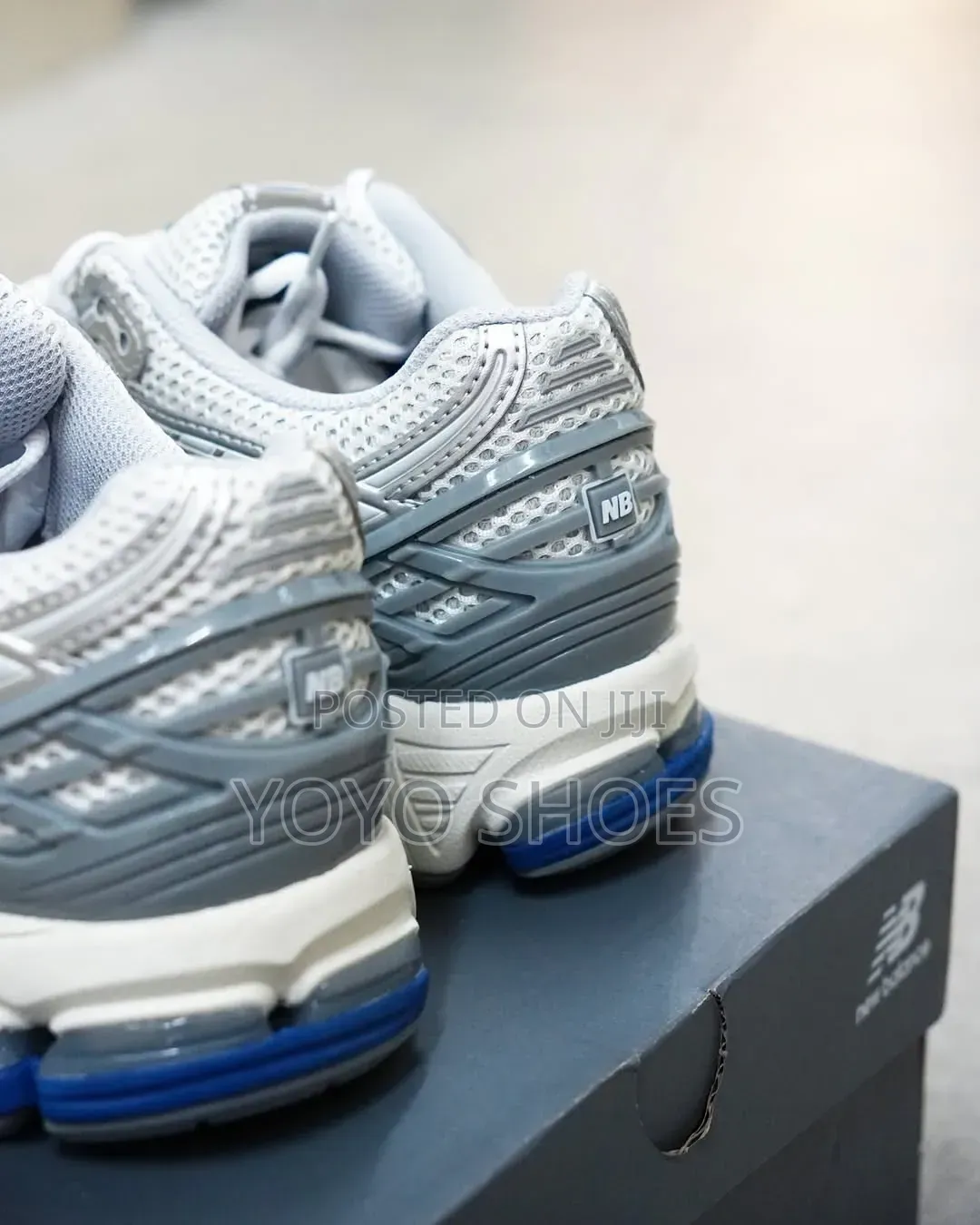 New Balance 1906R " White Silver Metallic Blue "Unisex Fashion Sneaker
