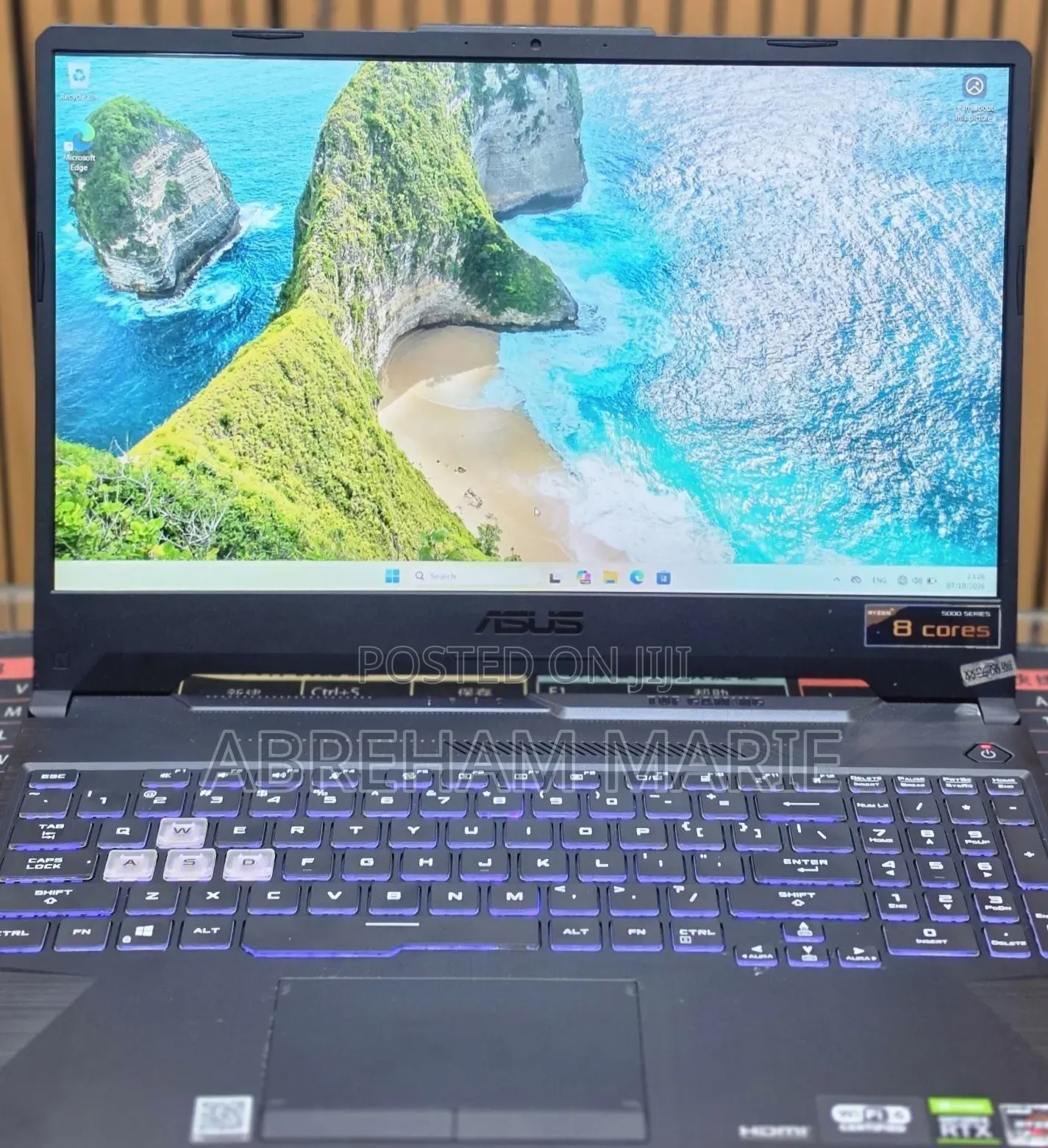 New Laptop Asus TUF Gaming A15 32GB AMD Ryzen 7 SSD 1T