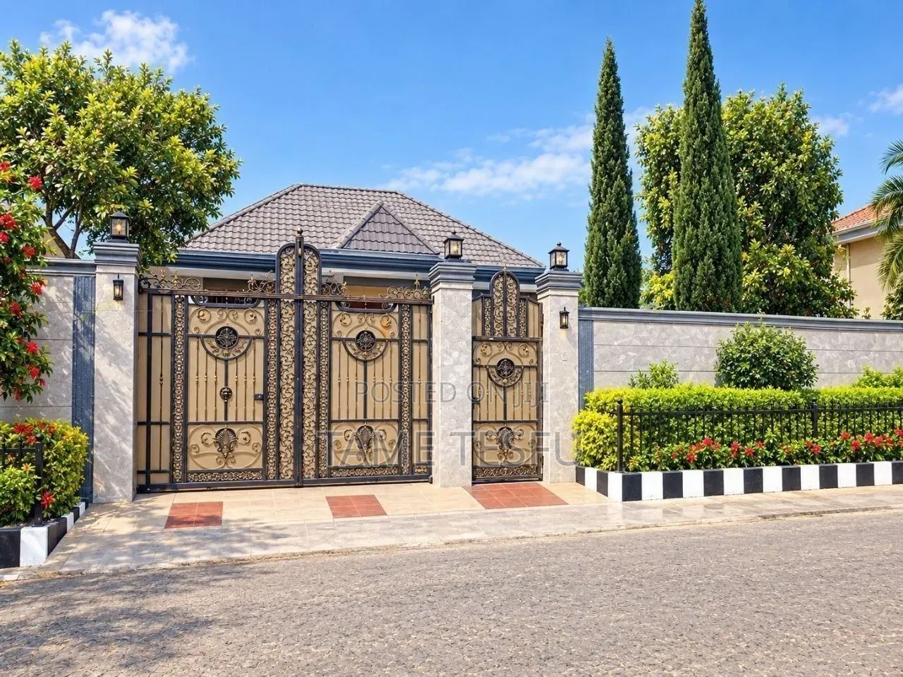 Furnished 5bdrm Villa in ወሰን, Yeka for sale