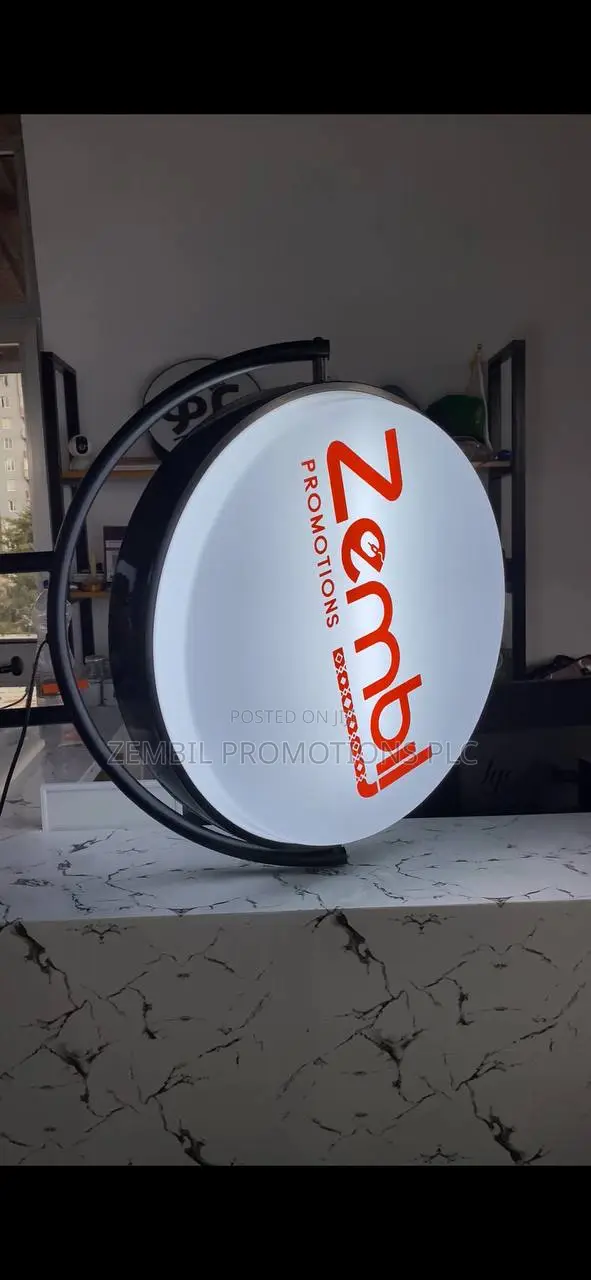 Rotating Lightbox (60cmX60) Electrical With Installation