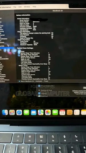 New Laptop Apple MacBook Air 2024 M3 8GB Apple M3 SSD 256GB