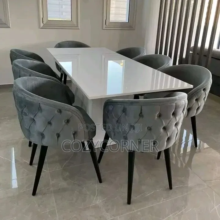 Authentic 8 Seaters Dining Table to Order Instantly. የምግብ ጠረጴዛ