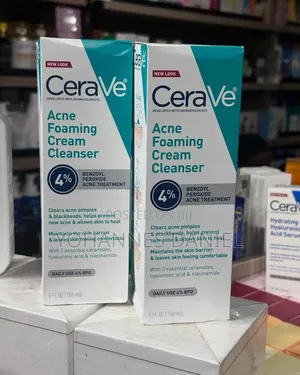 CeraVe Acne Foaming Cream Cleanser – Face Wash for Acne-Prone Skin