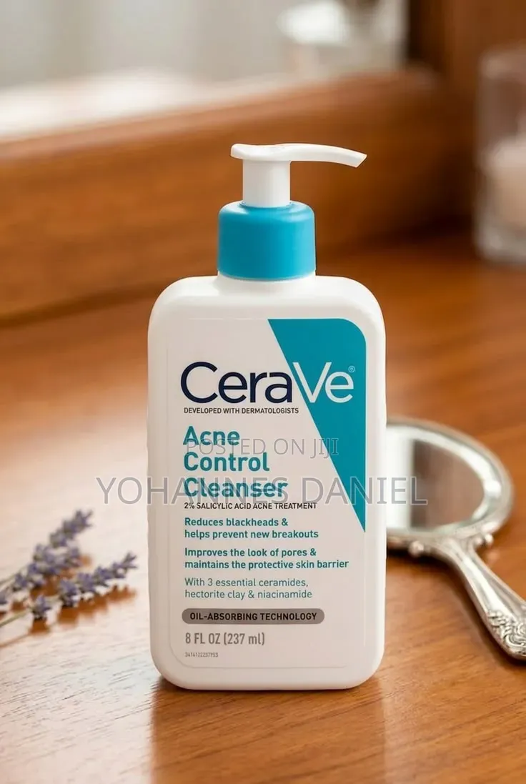 CeraVe Acne Control Cleanser – Blackhead Removing Face Wash