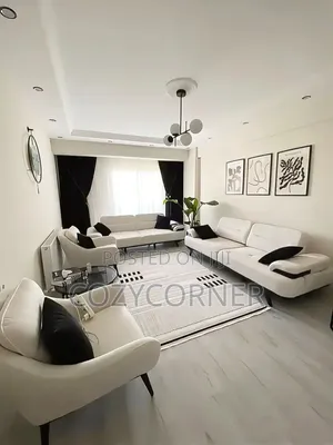 Premium Leather Sofa Set With Unique Perspectives. ሶፋ