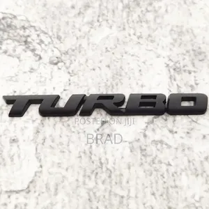 Car Turbo 3d Metal Logo Decor