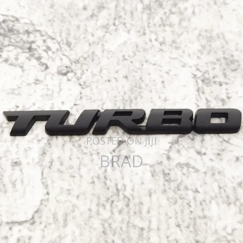 Car Turbo 3d Metal Logo Decor