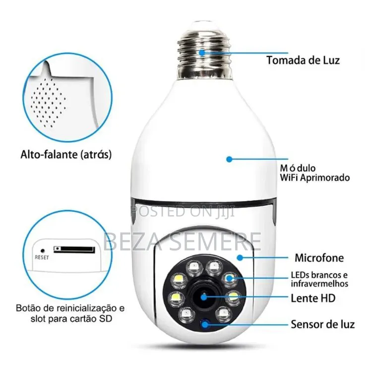 Driveway Bulb Camera or Garage Exterior Cam