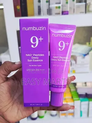 Numbuzin No. 9 NAD+ Peptides Dewy Sun Essence
