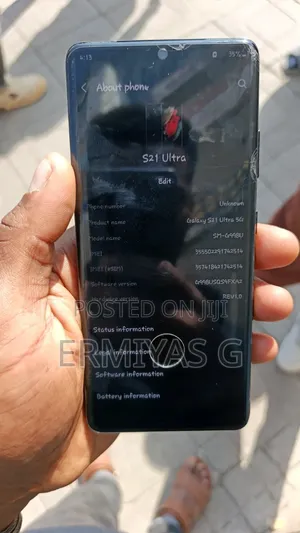 Samsung Galaxy S21 Ultra 5G 128 GB Black