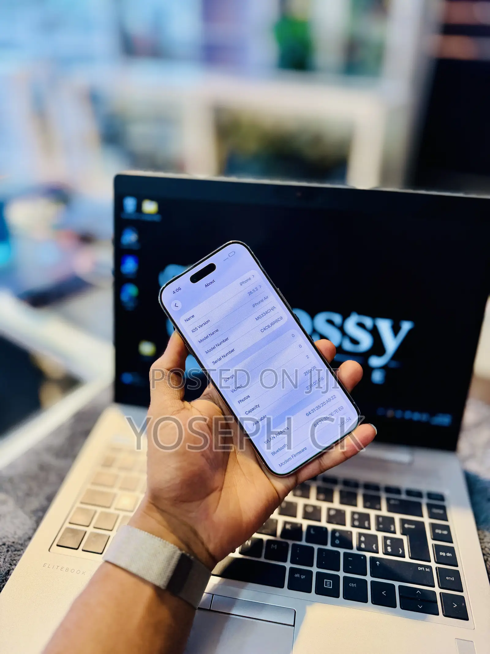 New Apple iPhone Air 256 GB Silver