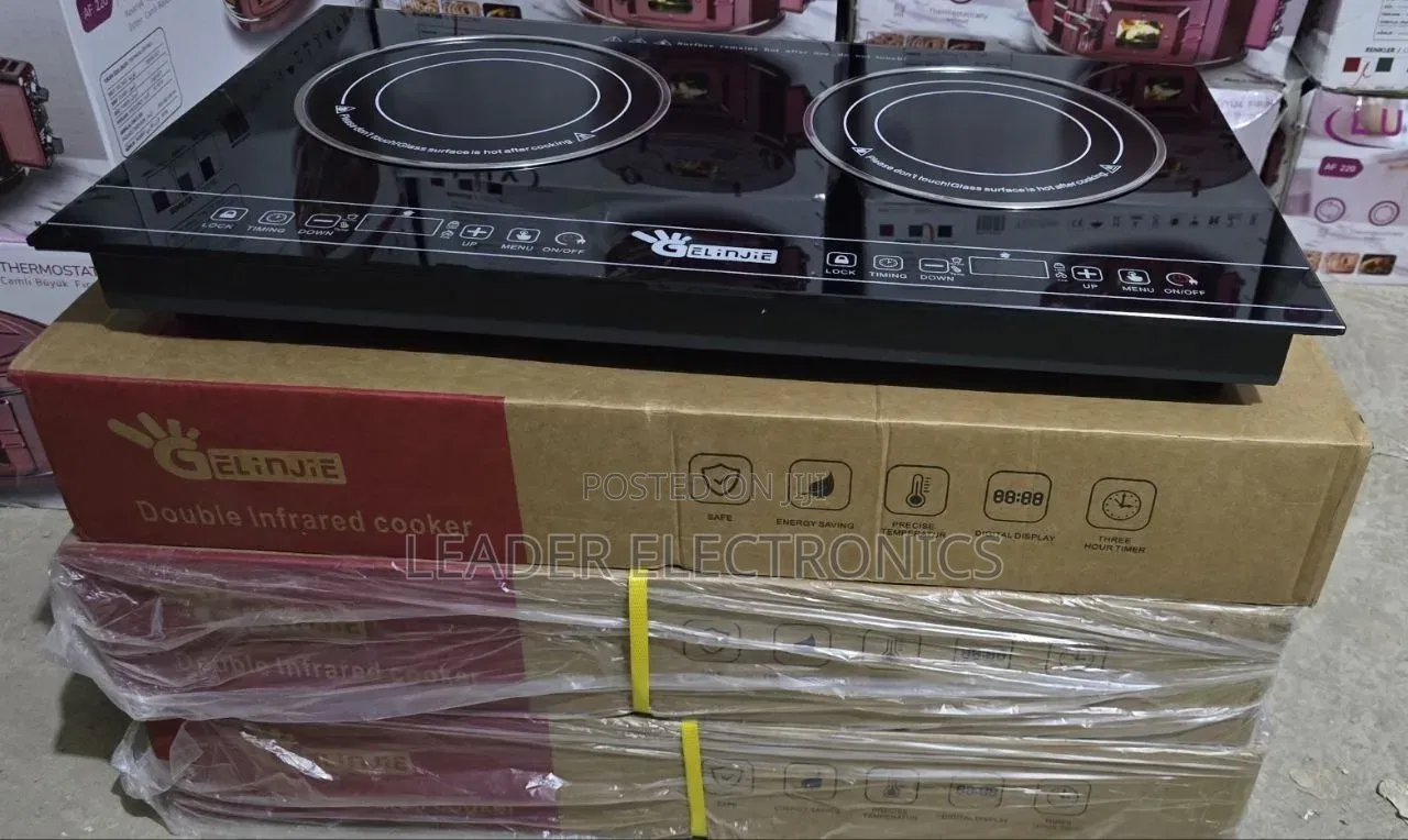 Gelingi Double Infrared Cooker – Two-Burner Electric Stove | Fast