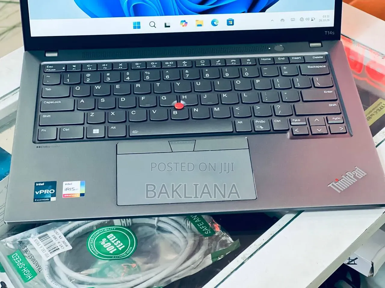 New Laptop Lenovo ThinkPad T14 16GB Intel Core i7 SSD 512GB