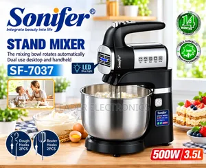 Sonifer 3.5L Stand Mixer 500W – Powerful Performance | Perfect