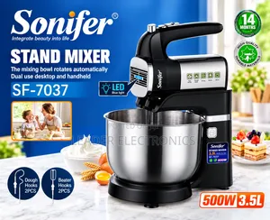 Sonifer 3.5L Stand Mixer 500W – Powerful Performance | Perfect