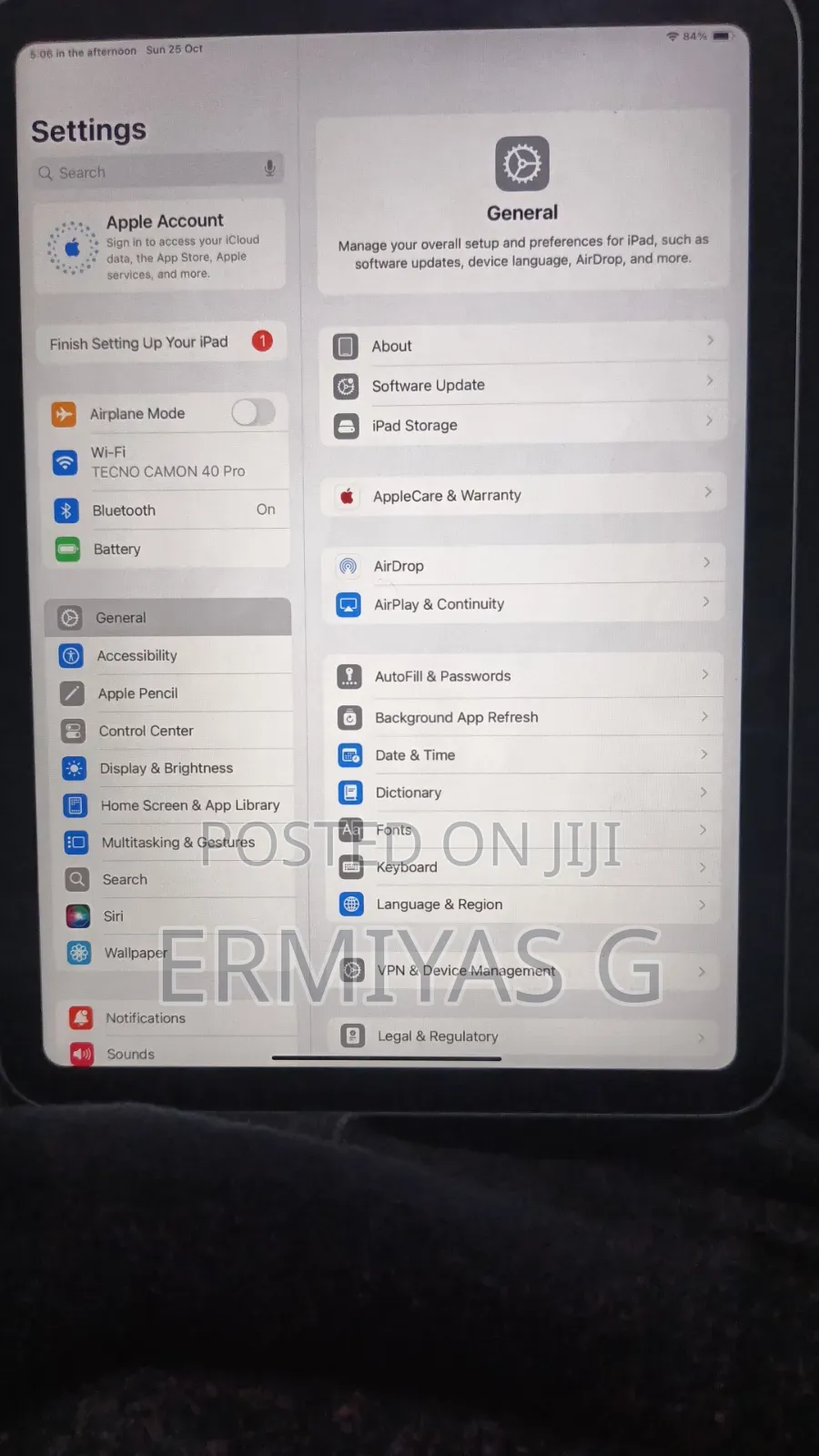 New Apple iPad (2025) 128 GB Silver