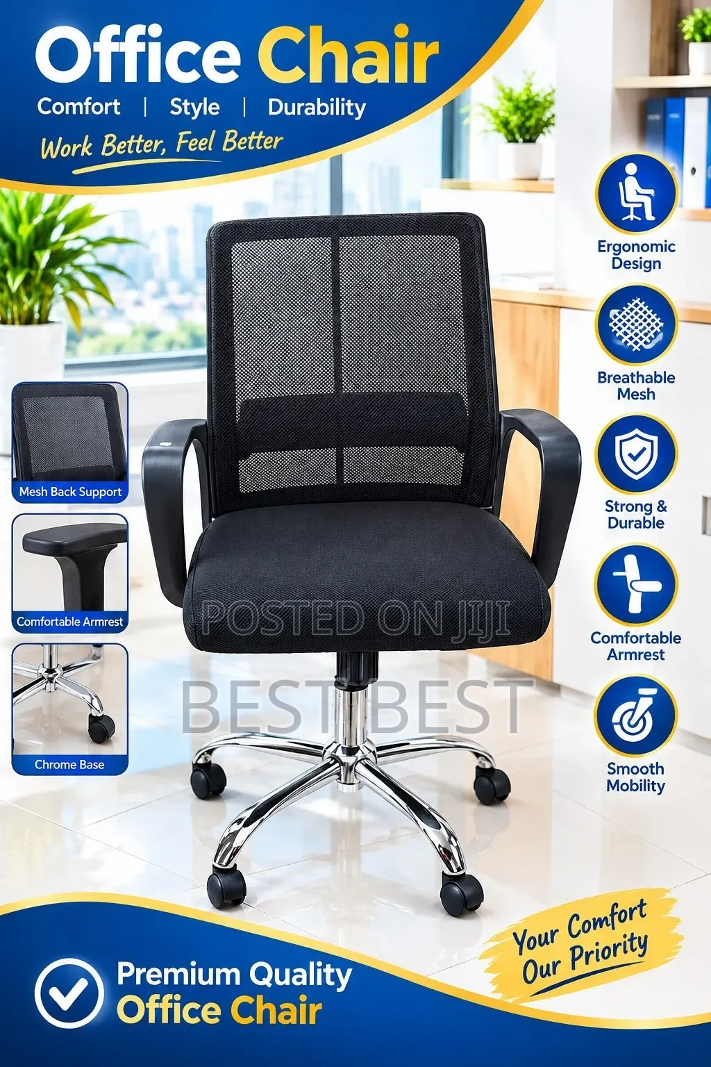 Secratory Chair