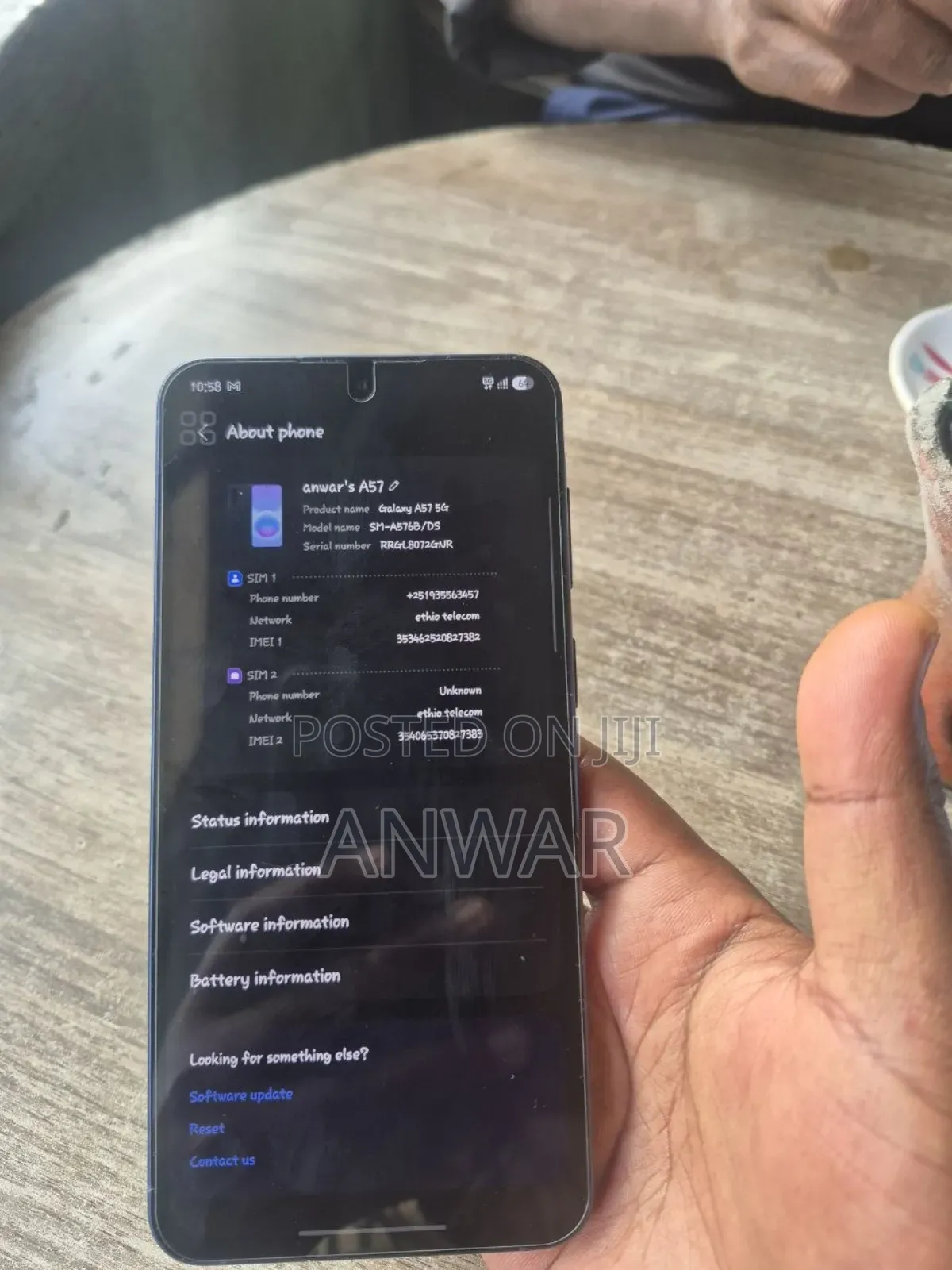 New Samsung Galaxy A57 256 GB Black