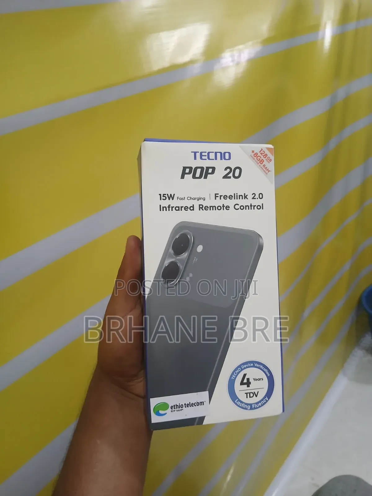 New Tecno Pop 20 128 GB Black