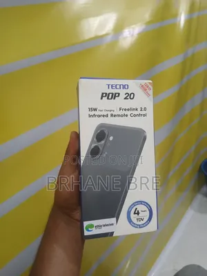 New Tecno Pop 20 128 GB Black
