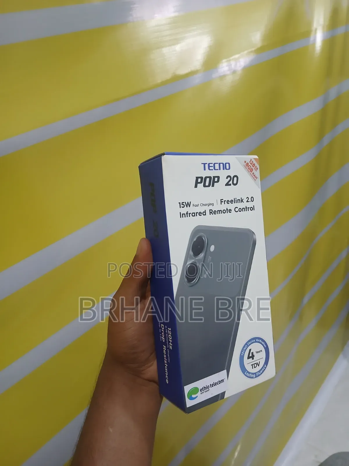 New Tecno Pop 20 128 GB Black