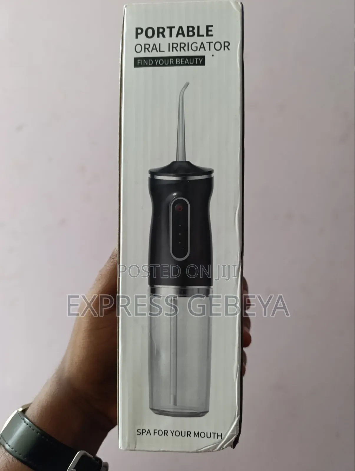 4in1 Rechargeable Portable Water Flosser ባለ 4 መቀያየሪያ ያለው የጥርስ ማፅጃ