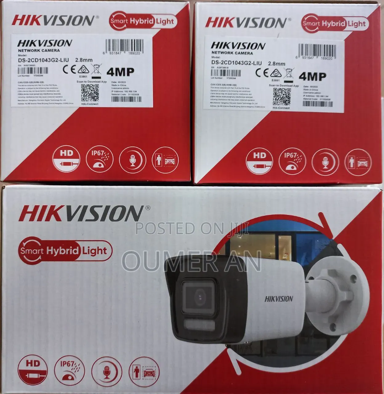 Hikvision Smart Hybrid Bullet CameraDS-2CD1043G2-LIU