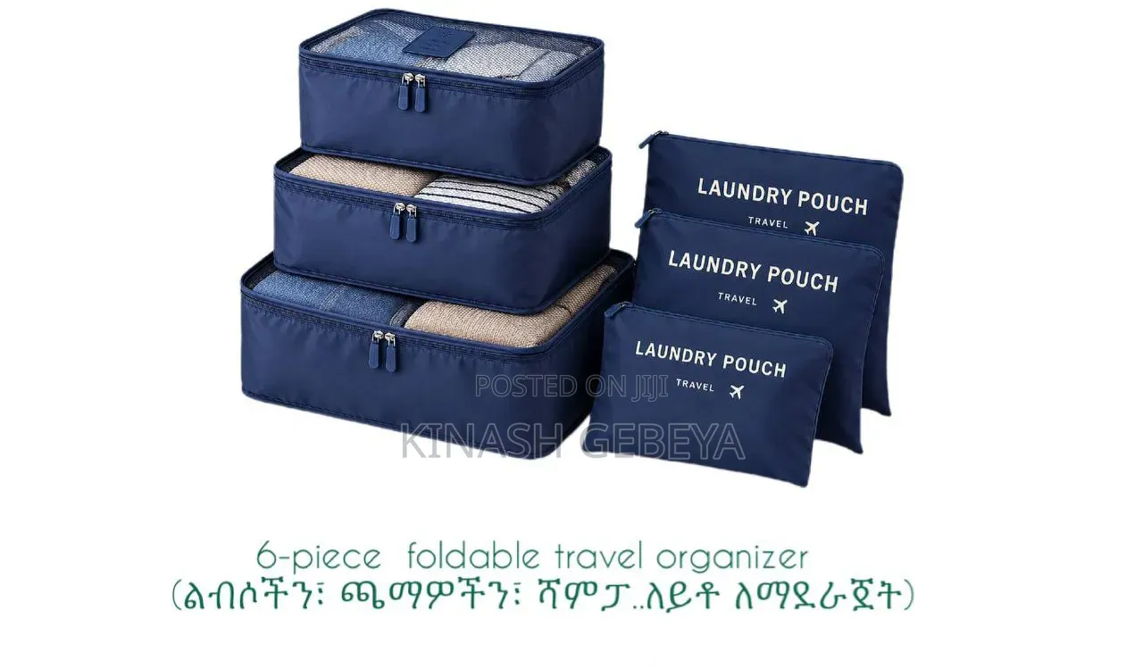 6pcs Foldable Cloth Travel Organizer