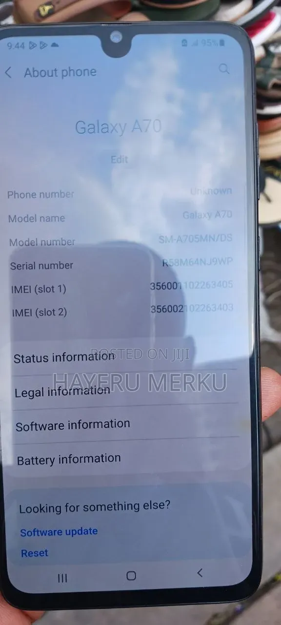 Samsung Galaxy A70 128 GB Green