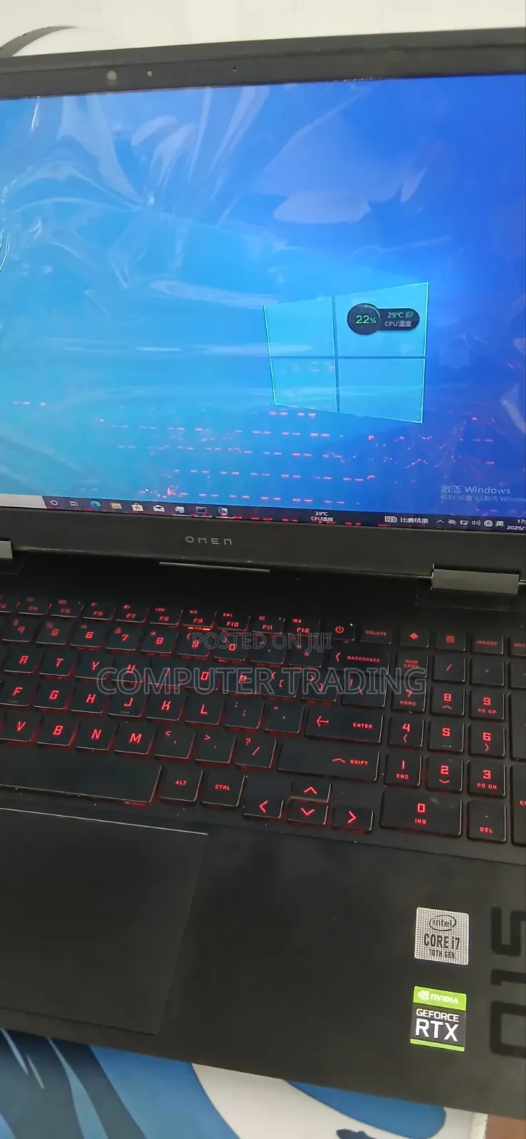 New Laptop HP Omen 15 16GB Intel Core i7 SSD 512GB