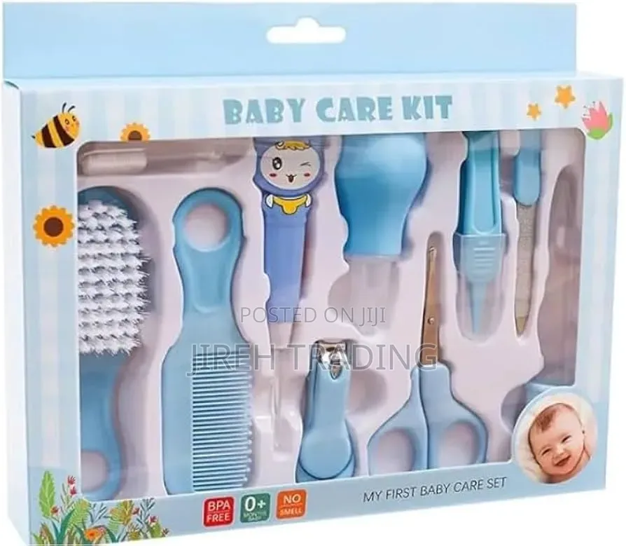 Kidilo 10-Piece Baby Care Kit – Newborn Grooming Set
