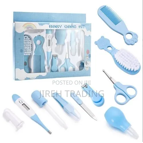 Kidilo 10-Piece Baby Care Kit – Newborn Grooming Set