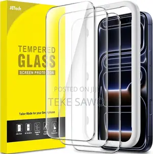 JETech Screen Protector for iPhone 18 Pro/17 Pro, 3-Pack