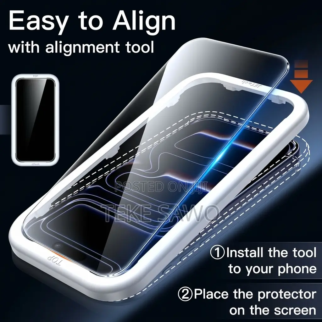 JETech Screen Protector for iPhone 18 Pro/17 Pro, 3-Pack