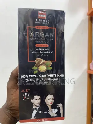 Original Argan Speedy Hair Color Shampoo Natural Black
