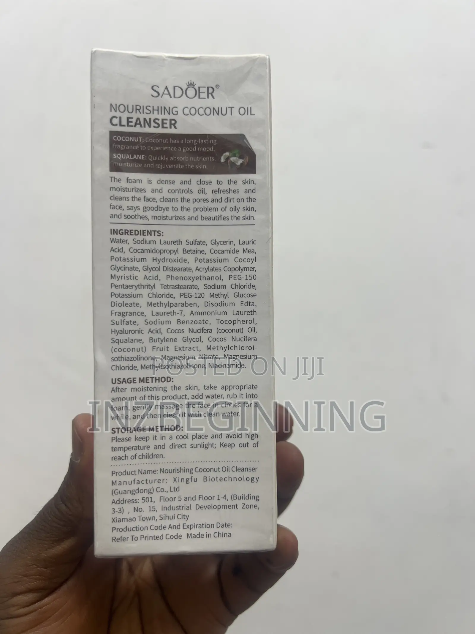 Sadoer Nourishing Coconut Oil Cleanser Charming Coconut