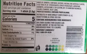 Extra Spearmint Sugar-Free Chewing Gum – 2 Packs