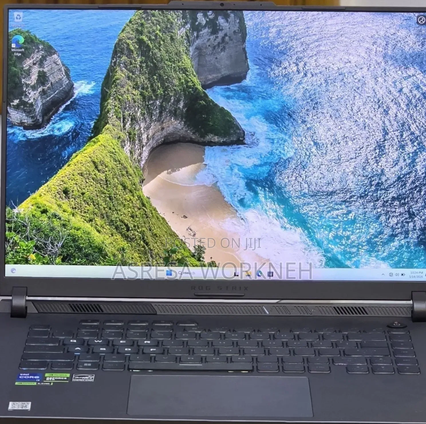New Laptop Asus ROG Strix G16 G614 16GB Intel Core i7 SSD 1T
