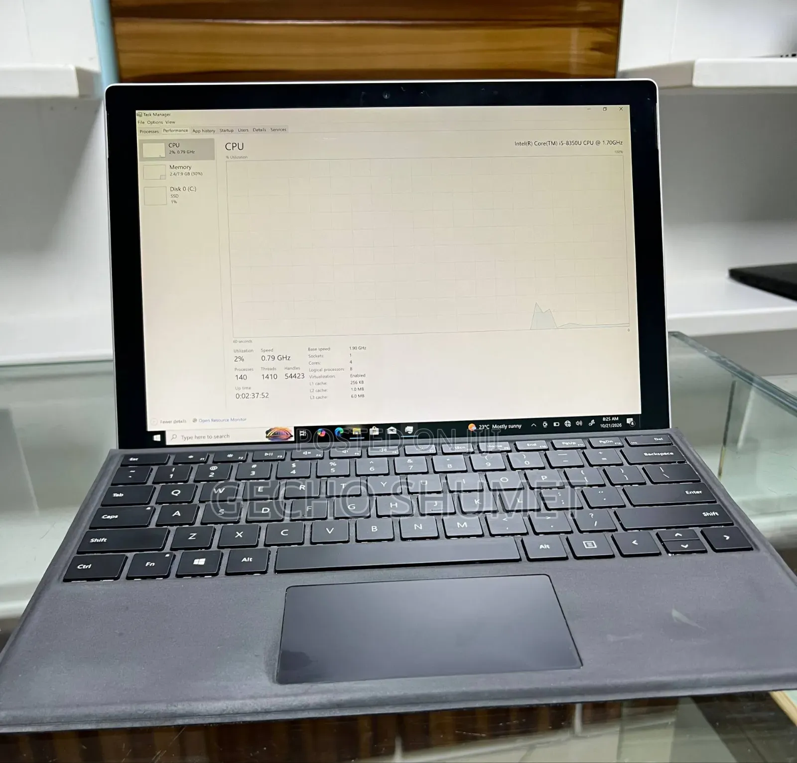 New Laptop Microsoft Surface Pro 6 8GB Intel Core i5 SSD 256GB