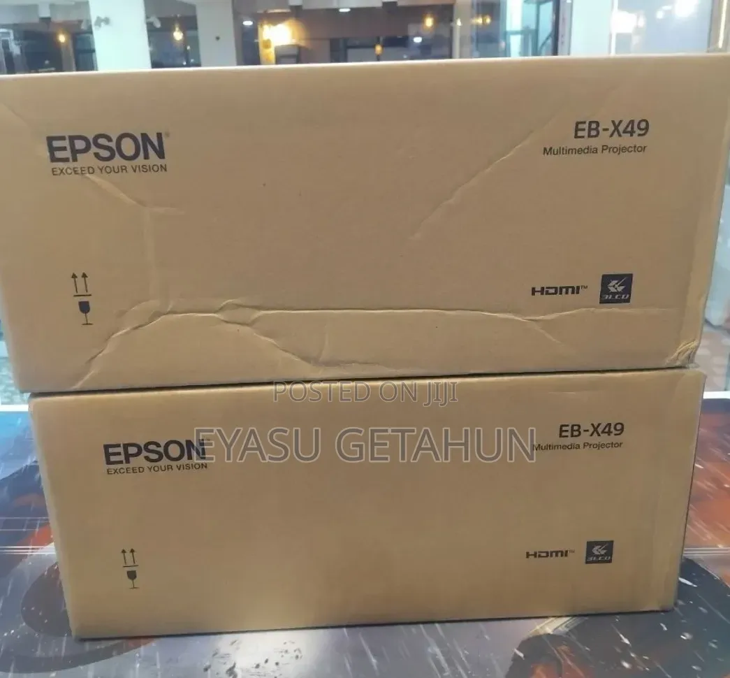 Brand New EPSON Projector
Model Name: EB -X49
( 4 Pieces Avai