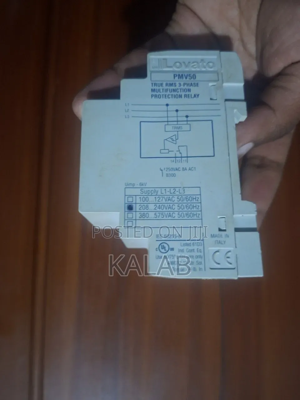 Lovato PMV 50 3-Phase Voltage Monitoring Relay