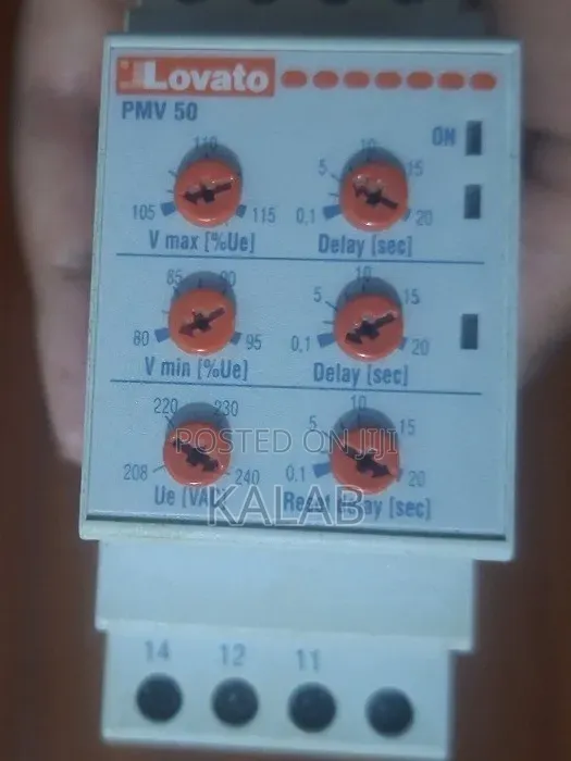 Lovato PMV 50 3-Phase Voltage Monitoring Relay