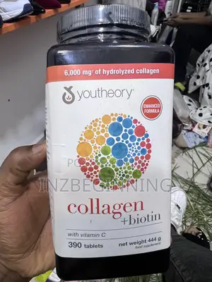Collagen +Biotin Youtheory With Vitamin C 360 Tablets Net Weight 444g