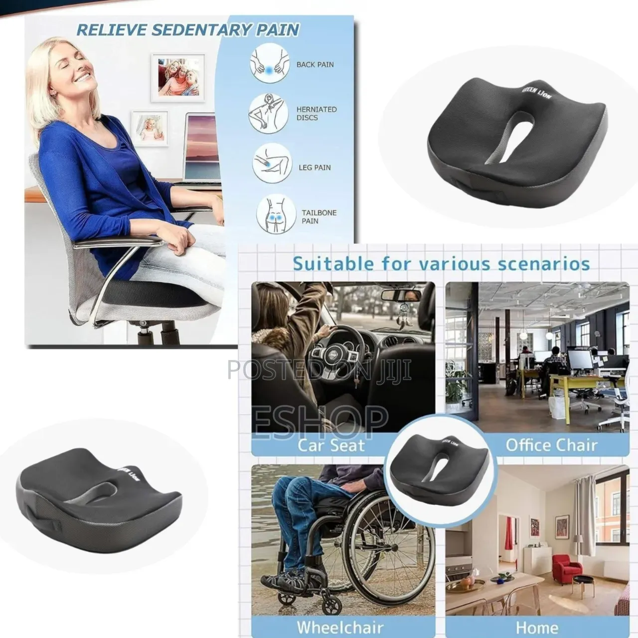 Cushion Offering Body Support, Comfort, and Long-Lasting Performance