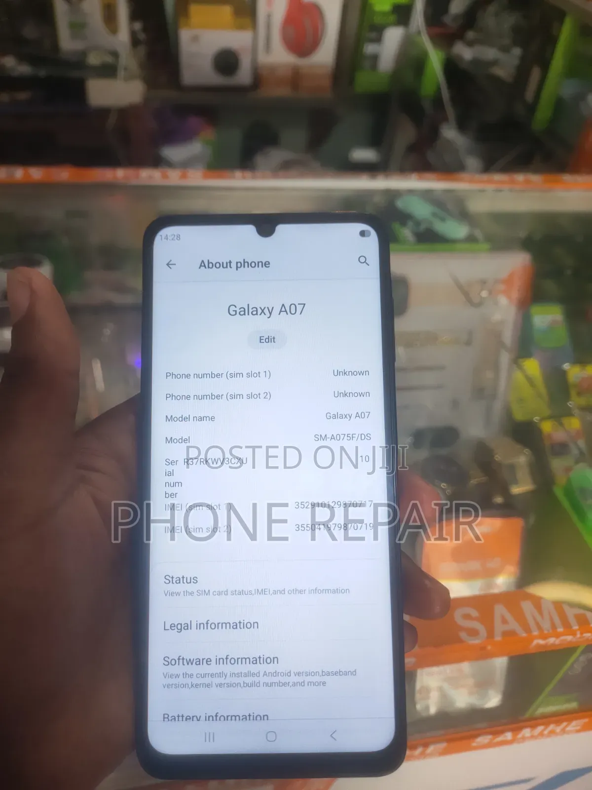 Samsung Galaxy A07 128 GB Black
