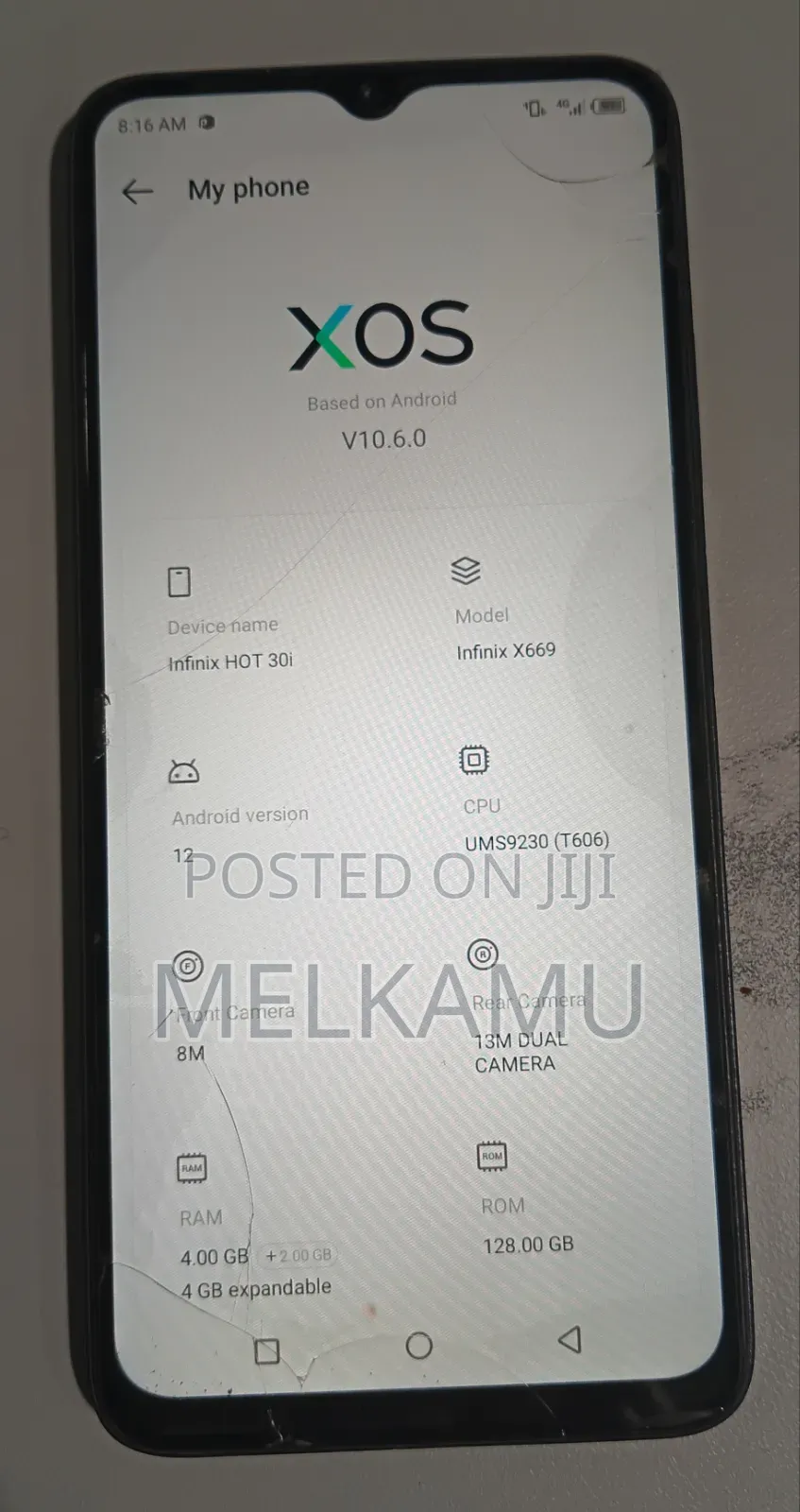 Infinix Hot 20 5G 128 GB Black