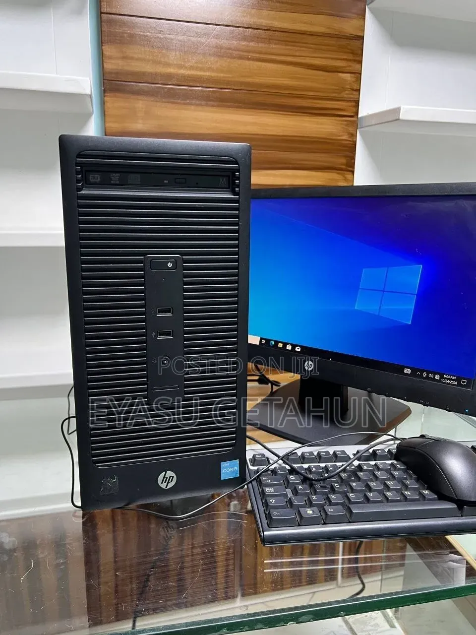 New Desktop Computer HP 280 G3 8GB Intel Core i3 HDD 500GB