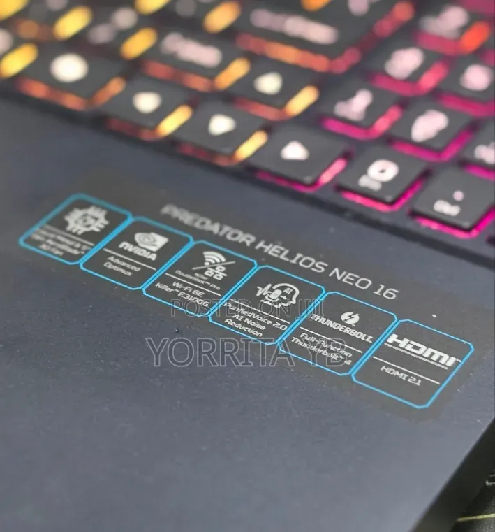 New Laptop Acer Predator Helios Neo 16 16GB Intel Core i9 SSD 1T