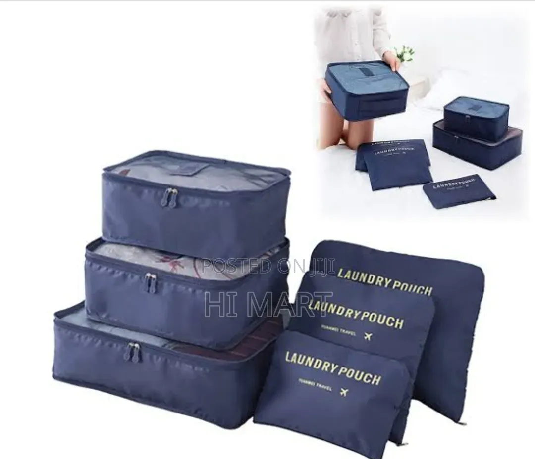 6pcs Foldable Travel Cloth Orgainzer